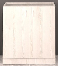 Стол рабочий кухонный 800х510х820 мм без столешницы Дуб Крафт белый / Белый