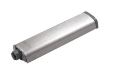 Амортизатор с толкателем скрытого крепления нержавеющая сталь AMF12