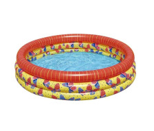 Бассейн надувной 168 х 38см Бабочка, 508л 51202 Bestway