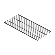 Сеточная полка 903х406 мм черная