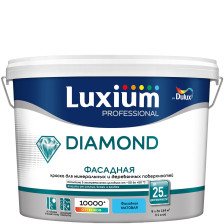 Краска фасадная Diamond матовая BW (9л) Luxium