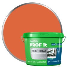 Краска резиновая PROF IT RAL 050 40 50 кирпичный (14кг) Лакра