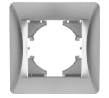 Рамка 1-м С1110-004 серебро
