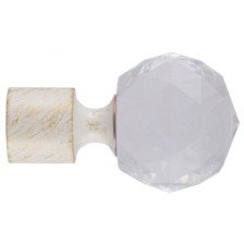 Наконечник DIY 28мм Орион Белое золото (105) 2шт