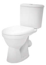 Унитаз Компакт Бореаль антивсплеск белый с сиденьем микролифт