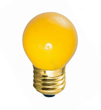 Лампа 10 Вт Е27 шар желтый Neon-Night