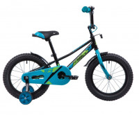 Велосипед NOVATRACK 16", VALIANT, черный, полная защита цепи, тормоз нож, короткие крылья, нет багаж