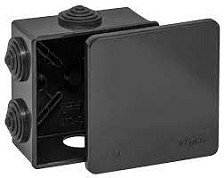 Коробка распределительные о/у 85х85х40 Рувинил 67040Ч черная 