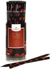 Карандаш ч/гр HB LOREX V-Type black wood heart glimpse заточ, без ластика