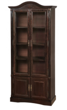 Шкаф с витриной Рубин-ММ ВМФ-6530.1-ММ Д3 орех темный 950х2183х425