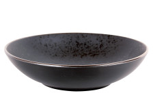 Тарелка глубокая 20 см 800 мл Elite black 19S509-8BOWL
