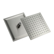 Лейка душевая GFmark тропический душ, квадрат, d=200мм, сатин 6155