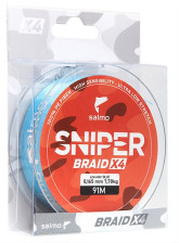 Леска плетёная Salmo Sniper BRAID Blue 091/016 4927-016