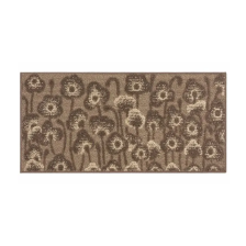 Коврик SHAHINTEX LOOP ITALIANO 50х80 "маки" кофе с молоком 55