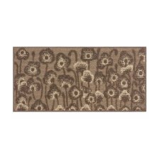 Коврик SHAHINTEX LOOP ITALIANO 50х80 "маки" кофе с молоком 55