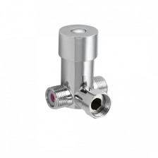 Переходник-кран 1/2 для регулировки температуры воды для смесителей  МАК 0856 хром