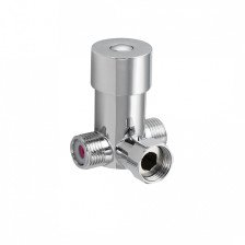 Переходник-кран 1/2 для регулировки температуры воды для смесителей  МАК 0856 хром