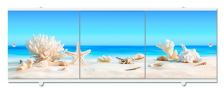 Экран для ванны 1,68м Премиум Арт Песчаный берег