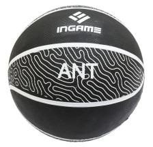Мяч баскетбольный Ingame Ant №7 черно-серый