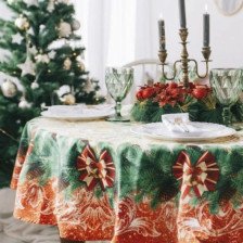 Скатерть саржа Этель Новогоднее волшебство Размер: 220