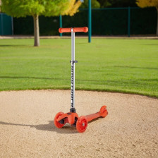 Самокат-кикборд Novatrack Disco-kids, детский, max 25кг, оранжевый 109233