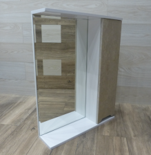 Зеркало со шкафчиком Ника -60 камень