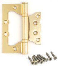 Петля неврезная Avers 100х75х2,5-B2-G золото