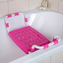 Сиденье для ванны НИКА розовое