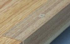 Порог АЛ-169 угол 1,0 м акация 23х23 мм