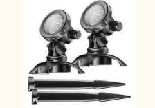 Светодиодная подсветка подводная и надводная, 2X1W, 12V, кабель 5 м, комплект 2 шт SUNSUN