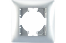 Рамка 1-м С1010-004 серебро