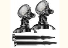Светодиодная подсветка подводная и надводная, 2X1W, 12V, кабель 5 м, комплект 2 шт SUNSUN
