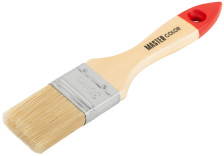 Кисть плоская 35мм натуральная щетина, лакированная ручка MASTER COLOR 30-0012