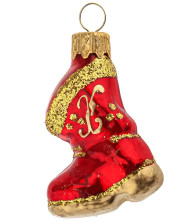 Украшение новогоднее Сапожок 9см ФУ-194/1