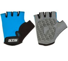 Перчатки STG детск мод 819 с защитной прокладкой,застежка на липучке, размер S,синие