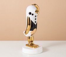 Статуэтка керамическая Рэди 12х11х25 см золото