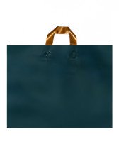 Пакет с петлевой ручкой зеленый 45х35х8 см 80мкм однотонный 10790755