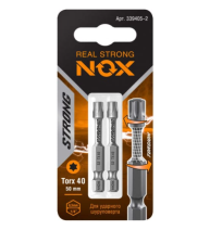 Бита TORX 40х50мм 2шт NOX STRONG Torsion 339405-2