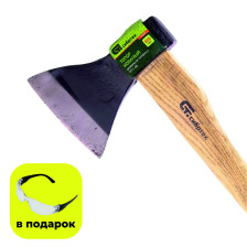 Топор 0,8кг кованый СИБРТЕХ 21619 + Защитные очки