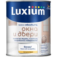 Краска окна и двери BW (0,75л) Dulux / Luxium