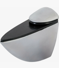 Полкодержатель Пеликан большой хром матовый P0275