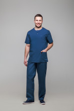 Костюм медицинский мужской 14-049G/19-100G тиси А-1125/12 размер 50/176 Atkara