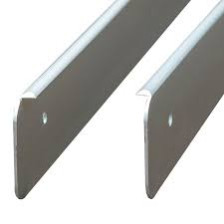 Планка торцевая 38 хром матовый универсальная НЛ