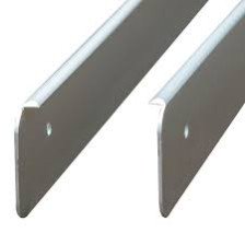 Планка торцевая 38 хром матовый универсальная НЛ