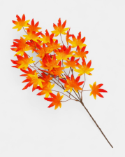Ветка декор Листья на ветке оранжевый 5274850