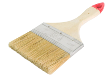 Кисть плоская Стандарт 4" 100мм белая TOOLBERG 0101040/0111116