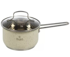 Ковш нержавеющий 1,9 л с крышкой RASHEL Стефани R-10/109в