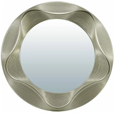Зеркало декоративное "Гавр", серебро, D 17см /24 QWERTY