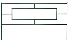 Забор декор металл Газонный 5дет