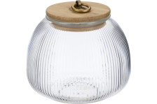 Банка для сыпучих продуктов 950 мл с бамбук крышкой Linea LANTERN 93-HO-LA-02-950